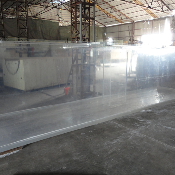 Grote acrylplaat