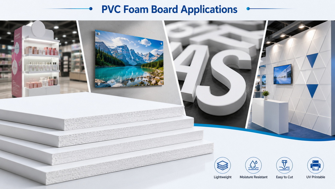 Дъска от PVC пяна за знаци, дисплеи и OEM проекти: Практическо ръководство за купувача