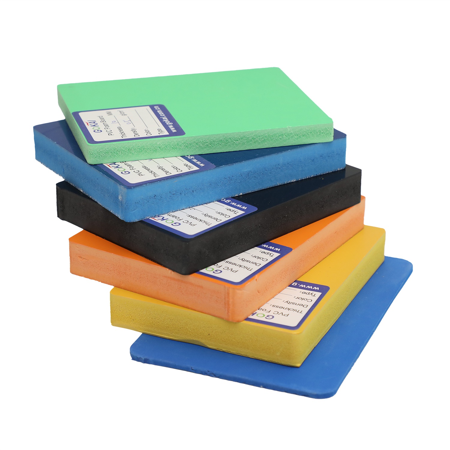 ПВХ кольорова пінопласт 